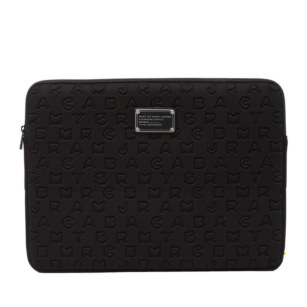 Marc Jacobs dream laptop sleeve in black